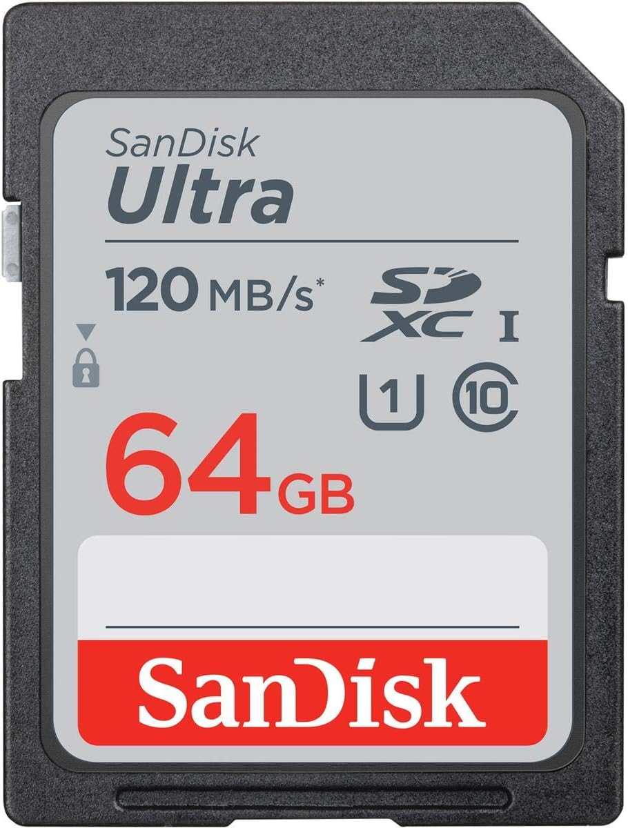 SanDisk SDSDUN4-064G-GN6IN 64GB Ultra SDXC UHS-I Card - 120MB/s