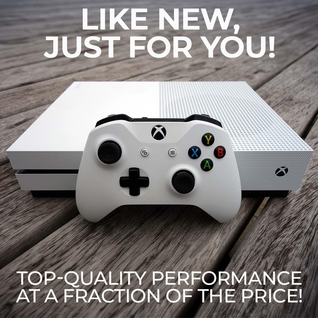 Microsoft Xbox One S 512GB Console Renewed Bundle