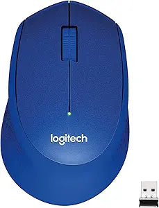 Logitech 910-004915 M331 Silent Plus Wireless Mouse - Blue — main product image