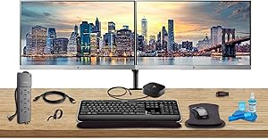 HP ASIHL50 Home Office Bundle Dual 22-inch Monitors