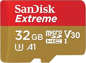 SanDisk SDSQXAF-032G-GN6MA 32GB Extreme microSDHC Card