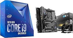 Intel Core i9-10900K CPU + MSI MEG Z590 ACE Motherboard — main product image