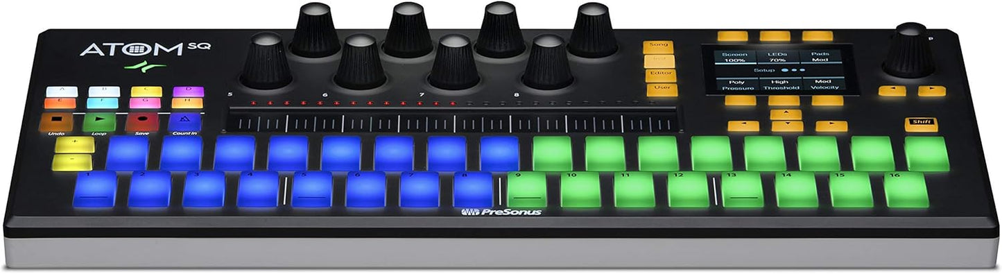 PreSonus 2020 ATOM SQ MIDI Keyboard Pad Controller (Renewed)