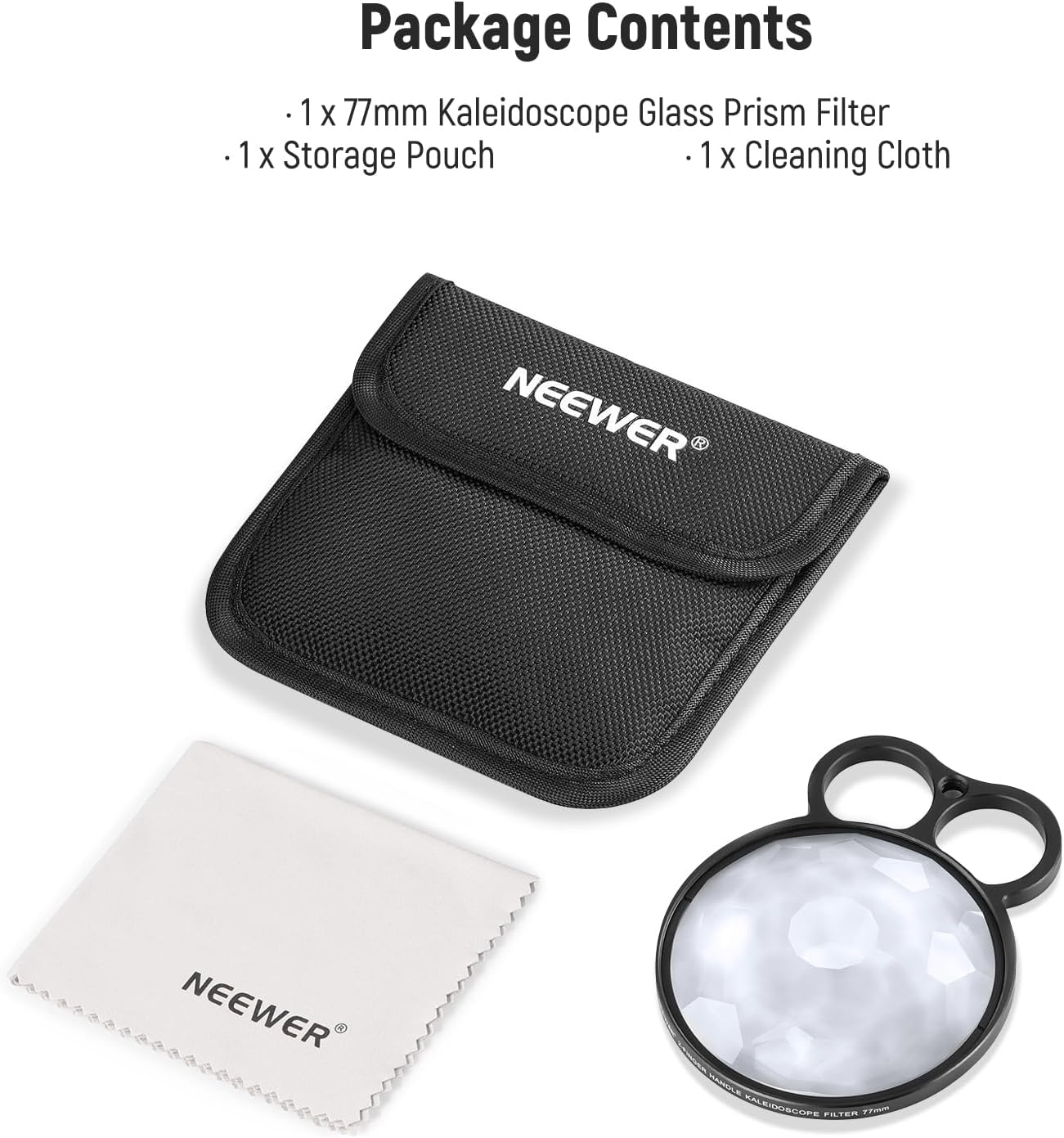 Neewer 10103951 77mm Kaleidoscope Prism Lens Filter