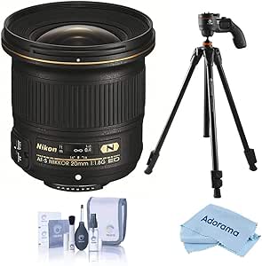 Nikon 20mm f/1.8G AF-S ED Lens USA Wide Angle Kit — main product image