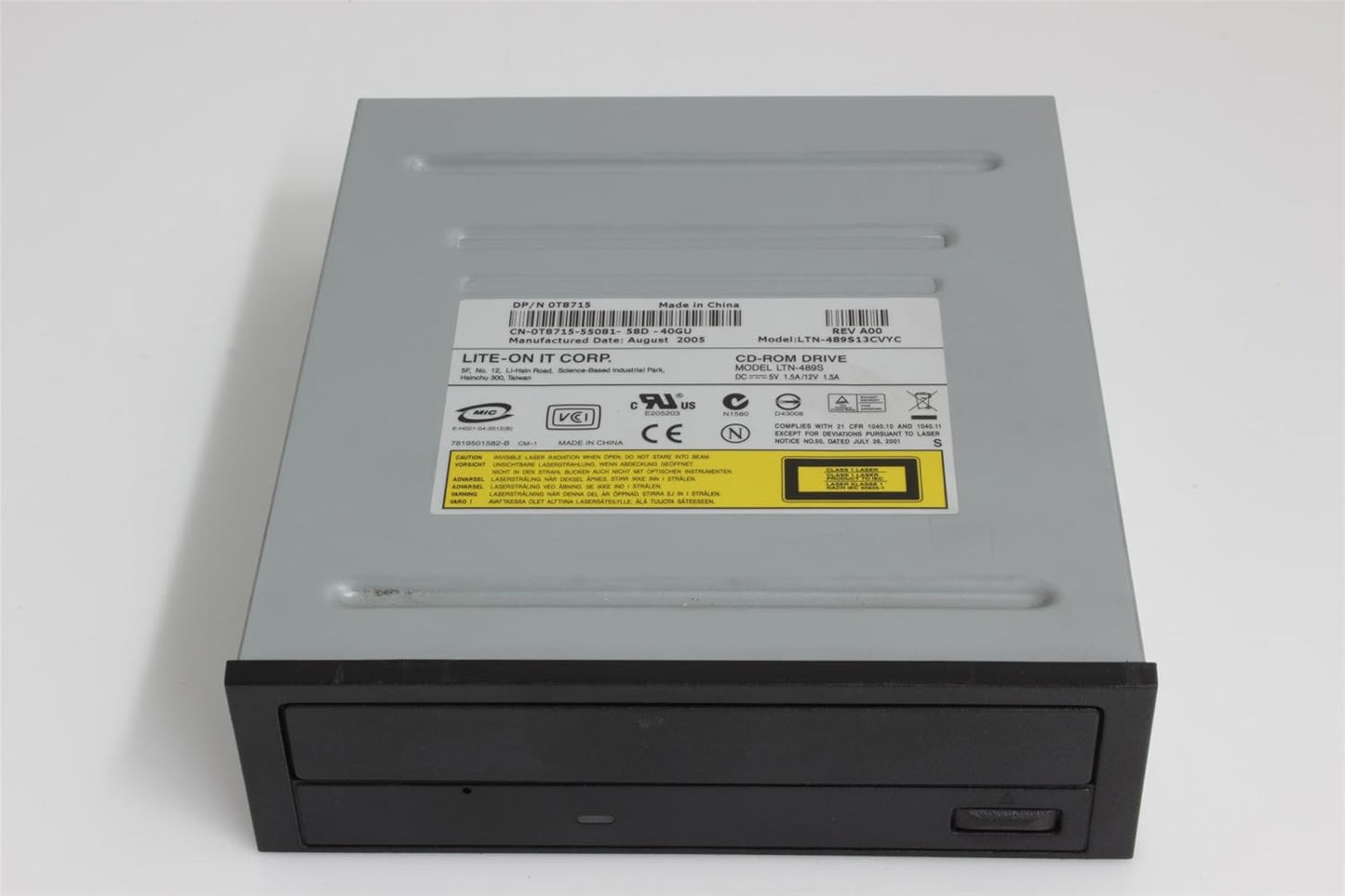 Dell LTN-489S IDE 48x Black 5.25in CD-ROM Drive