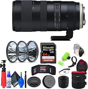 Tamron AFA025C-700 SP 70-200mm f/2.8 Lens Canon EF Bundle