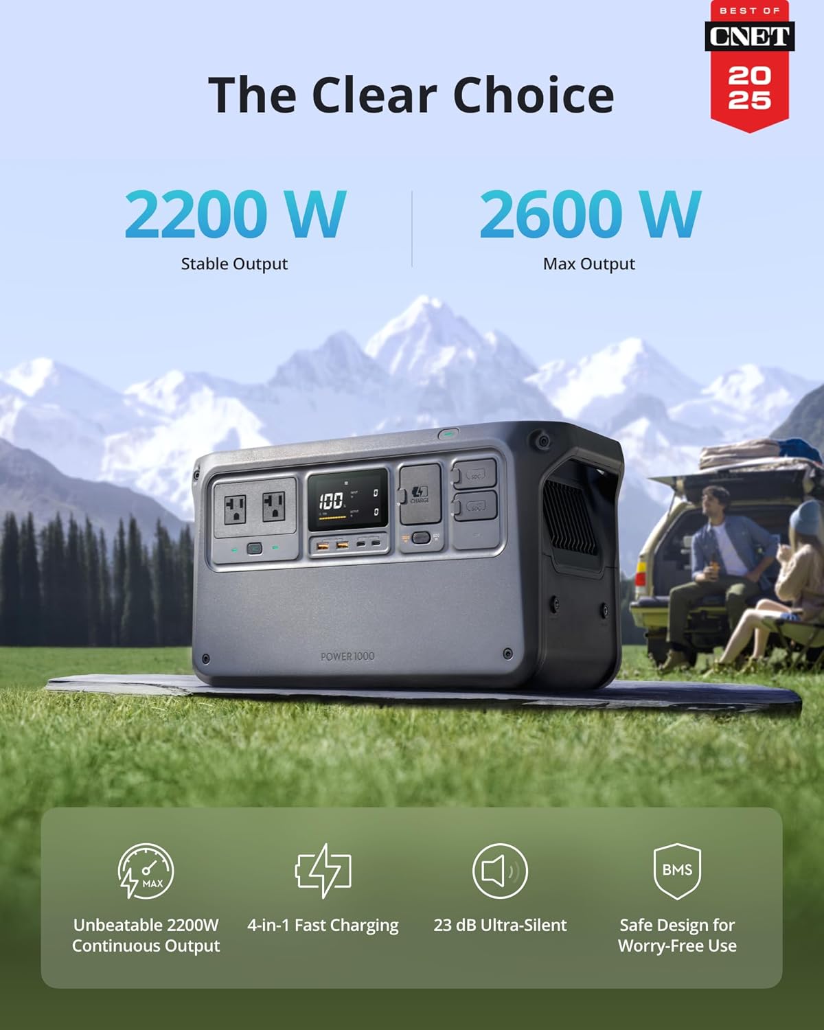 DJI DJI Power 1000 1024Wh Portable Power Station - 2200W Output