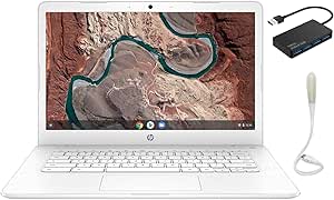 HP 14-DB0050NR Chromebook, Full HD, AMD A4, 32GB eMMC Bundle — main product image