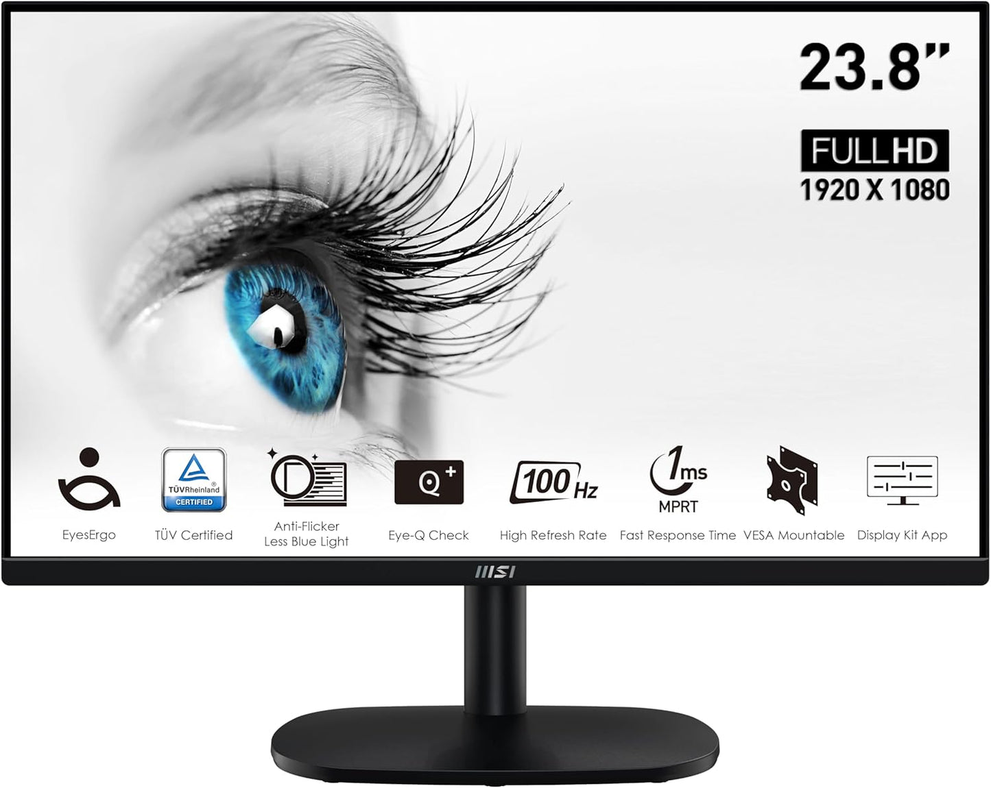 MSI PRO MP245V 24" FHD 100Hz IPS Monitor