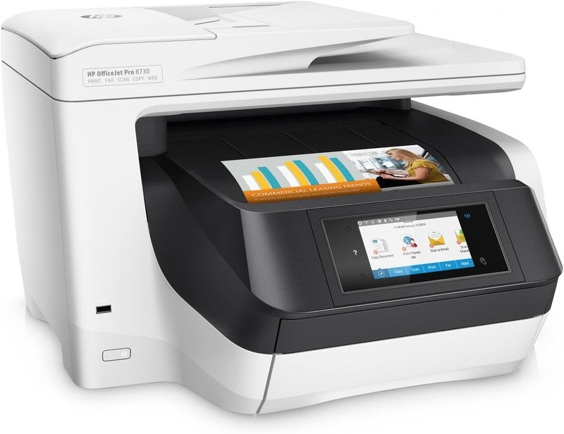 HP D9L20A#B1H OfficeJet Pro 8730 Printer Renewed — main product image