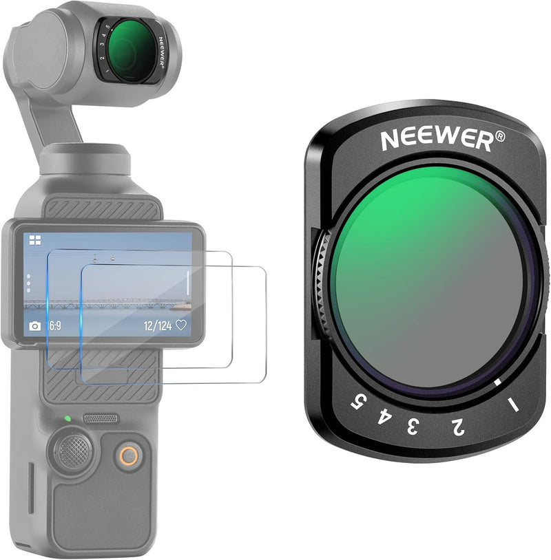 Neewer Variable ND2-32 DJI Osmo Pocket 3 Filter — main product image