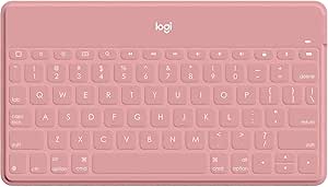 Logitech 920-010039 Keys-to-Go Bluetooth Keyboard - Blush Pink