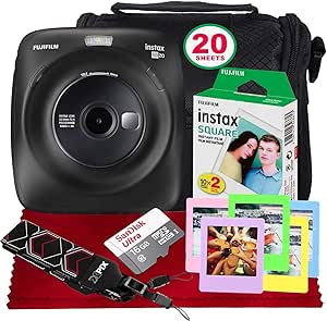 Fujifilm Instax Square SQ20 Hybrid Instant Camera Bundle