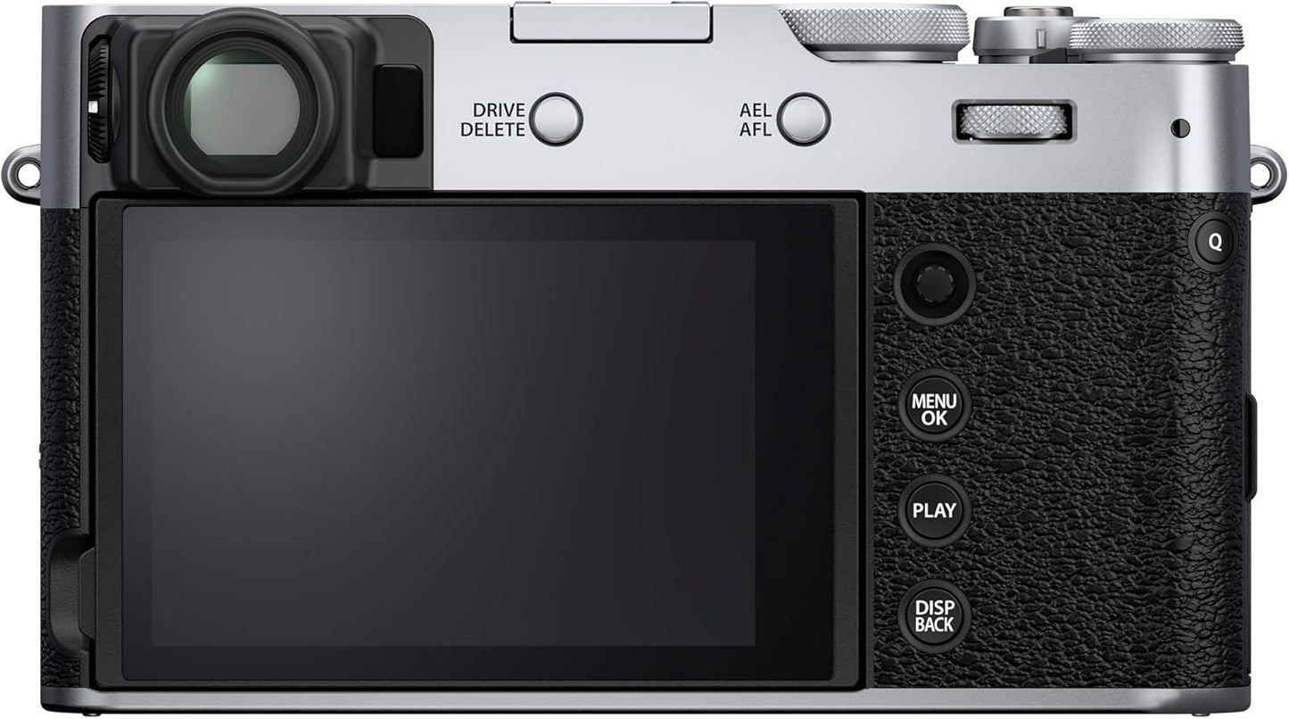 Fujifilm X100V Silver Digital Camera (Renewed)