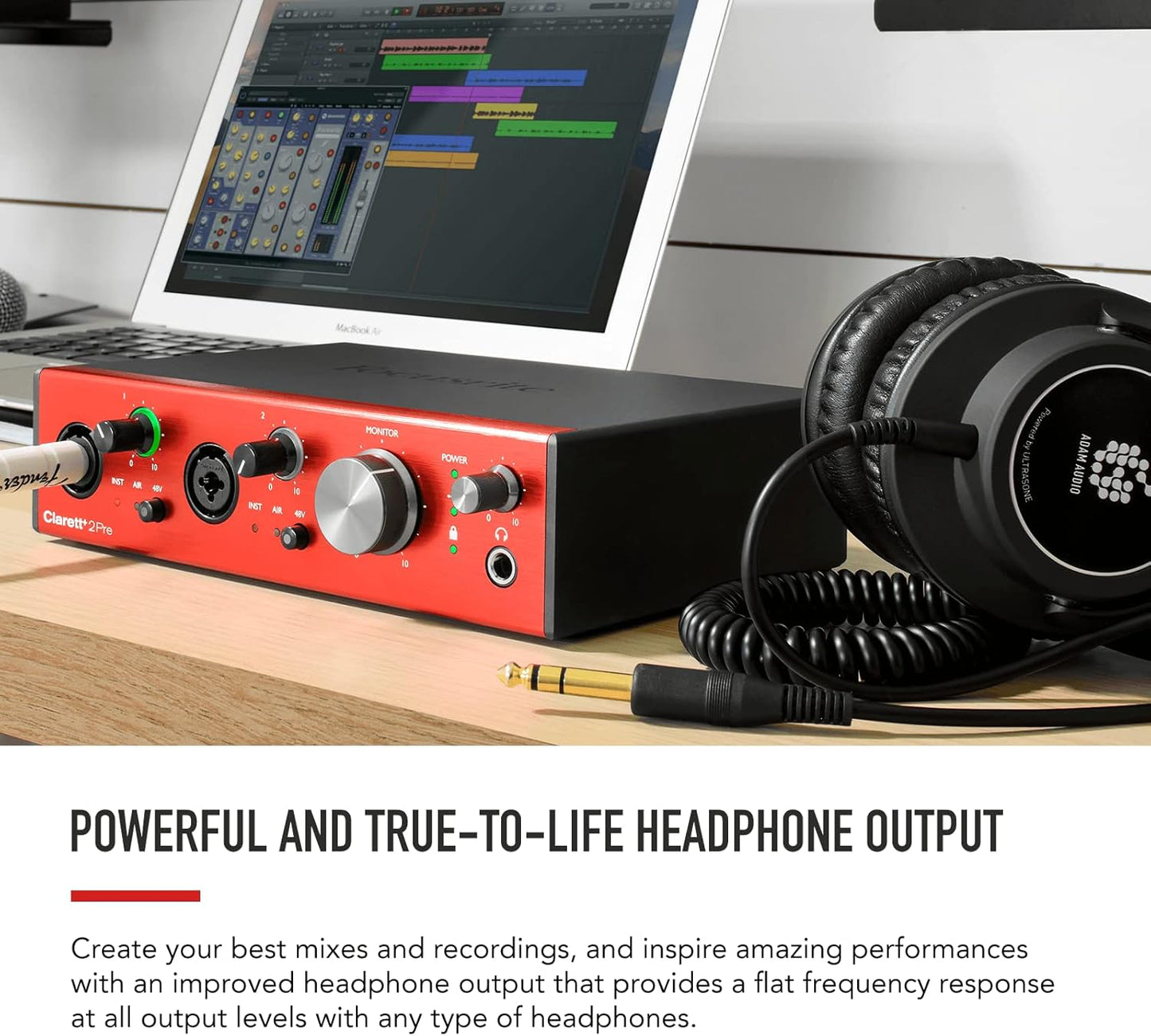 Focusrite Clarett+ 2Pre USB-C Audio Interface