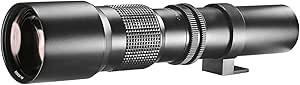 Neewer 10088618 500mm f/8 Manual Telephoto Lens — main product image