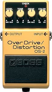 Boss OS-2 Overdrive Distortion Guitar Effects Pedal — main product image