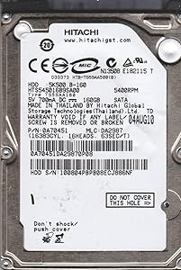 Hitachi HTS545016B9SA00 160GB 2.5" Hard Drive Renewed