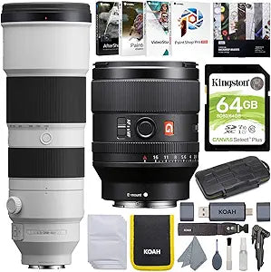 Sony SEL35F14GM & SEL200600G Lens Holiday Bundle