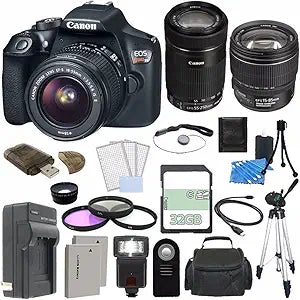 Canon EOS Rebel T6 DSLR Camera Bundle