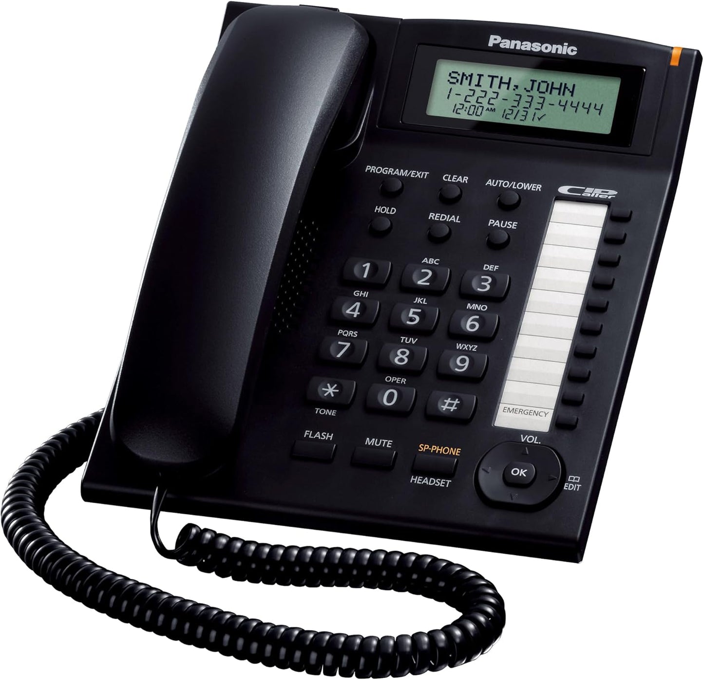 Panasonic KX-TS880B Corded Telephone Black