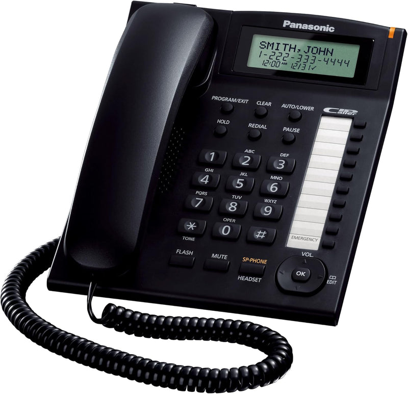 Panasonic KX-TS880B Corded Telephone Black — main product image