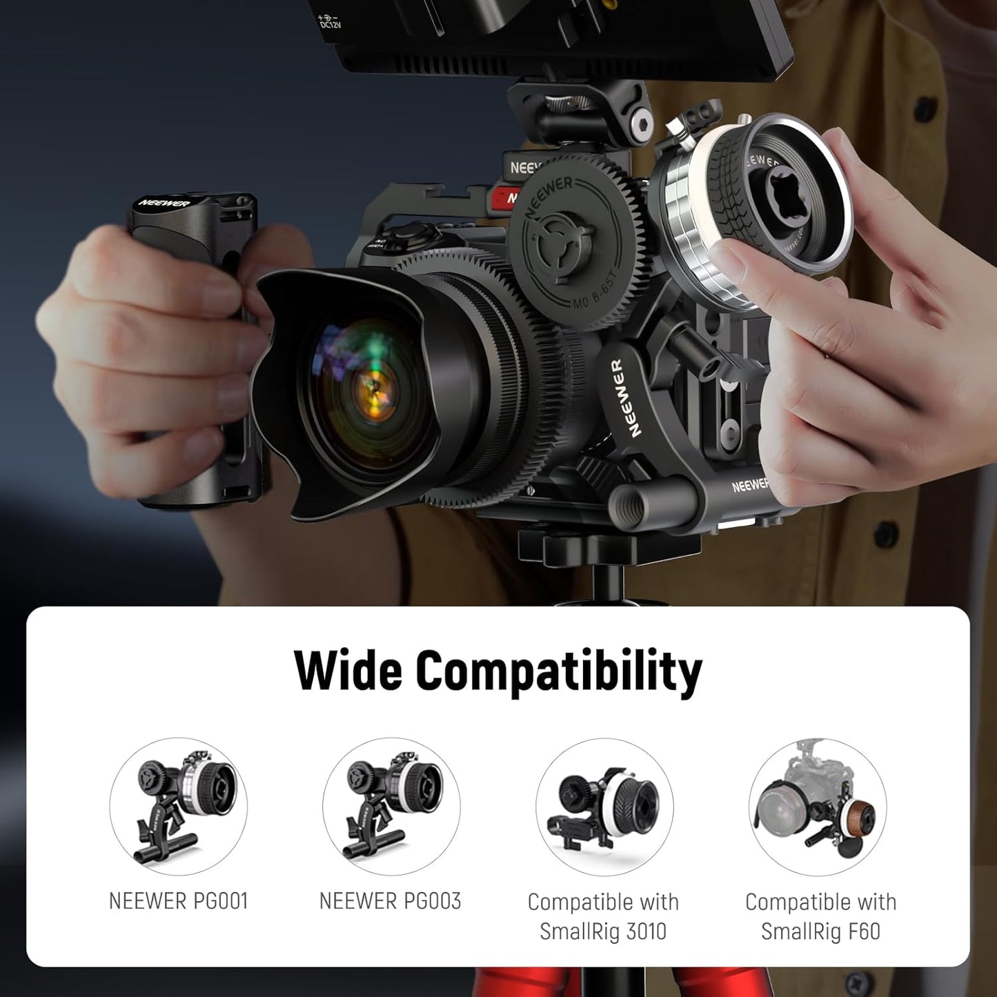 Neewer 10102693 M0.8-65T Follow Focus Gear
