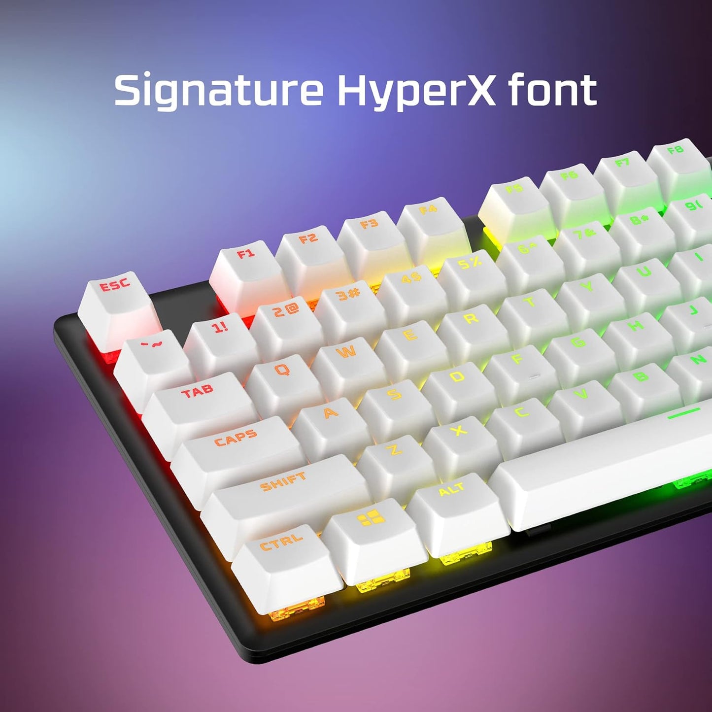 HyperX 519P1AA#ABA PBT Black Keycap Set - 104 Keys