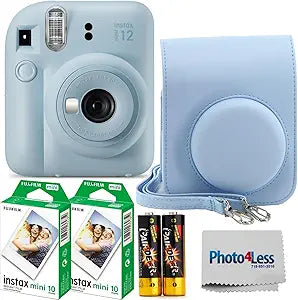 Fujifilm Mini 12 Instant Camera Bundle Pastel Blue