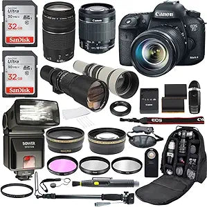 Canon EOS 7D Mark II DSLR Camera Bundle
