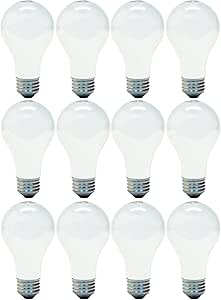GE 63003 Halogen Light Bulbs - 43W, Soft White, 12-Pack