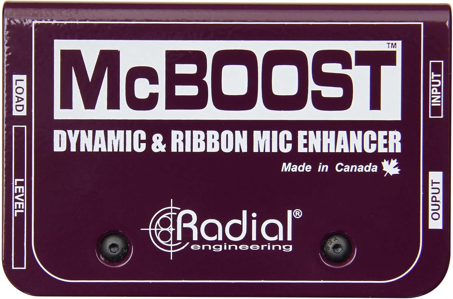 Radial Engineering McBoost Microphone Signal Booster Intensifier