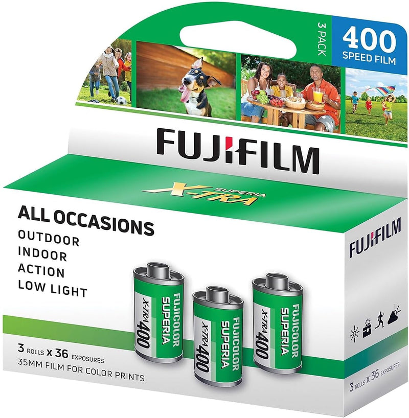 Fujifilm 242485 Fujicolor 400 35mm Film 3-Pack — main product image