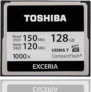 Toshiba To-CFEx-R150-120-1000xVPG20-128GB 128GB Compact Flash Card