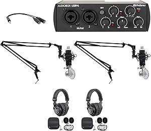 PreSonus AUDIOBOX 96 BLACK 2-Person Podcast Kit