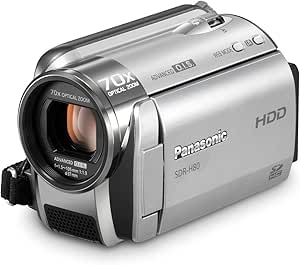 Panasonic SDR-H80-S Camcorder - SD, HDD, 70x Zoom