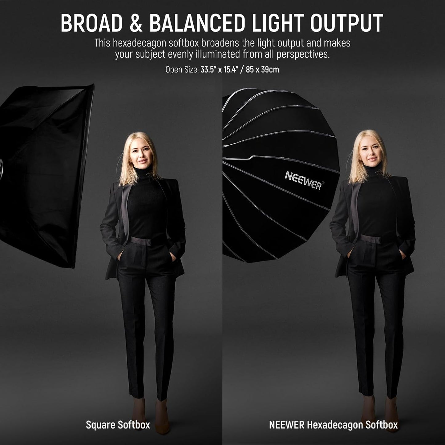 Neewer 10102480 33.5" Parabolic Softbox Bowens Mount