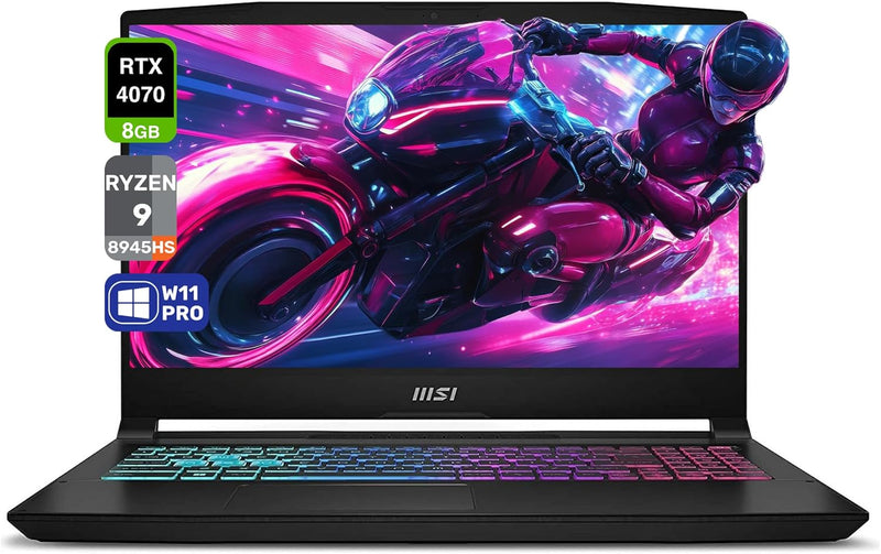 MSI Katana 15 Ryzen 9 RTX 4070 Gaming Laptop — main product image
