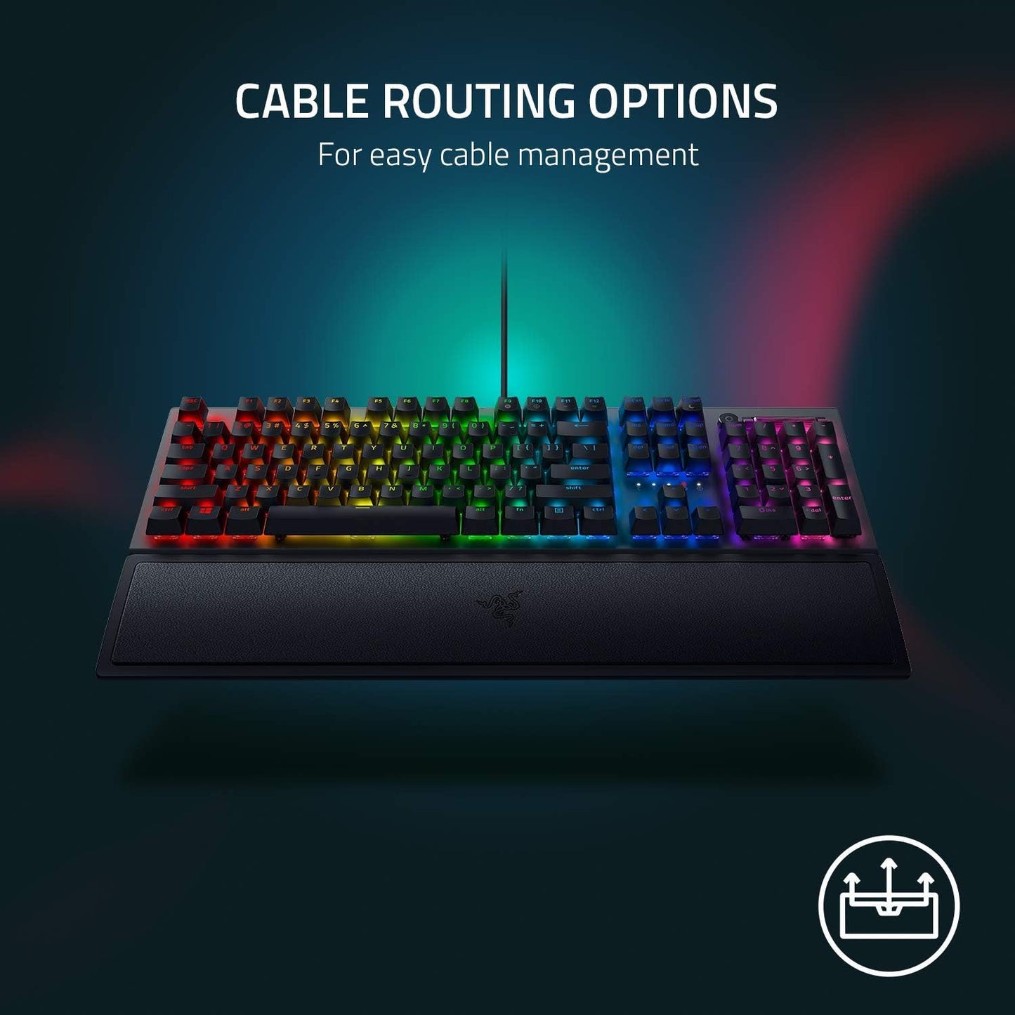 Razer BlackWidow V3 Yellow Switch RGB Gaming Keyboard Renewed