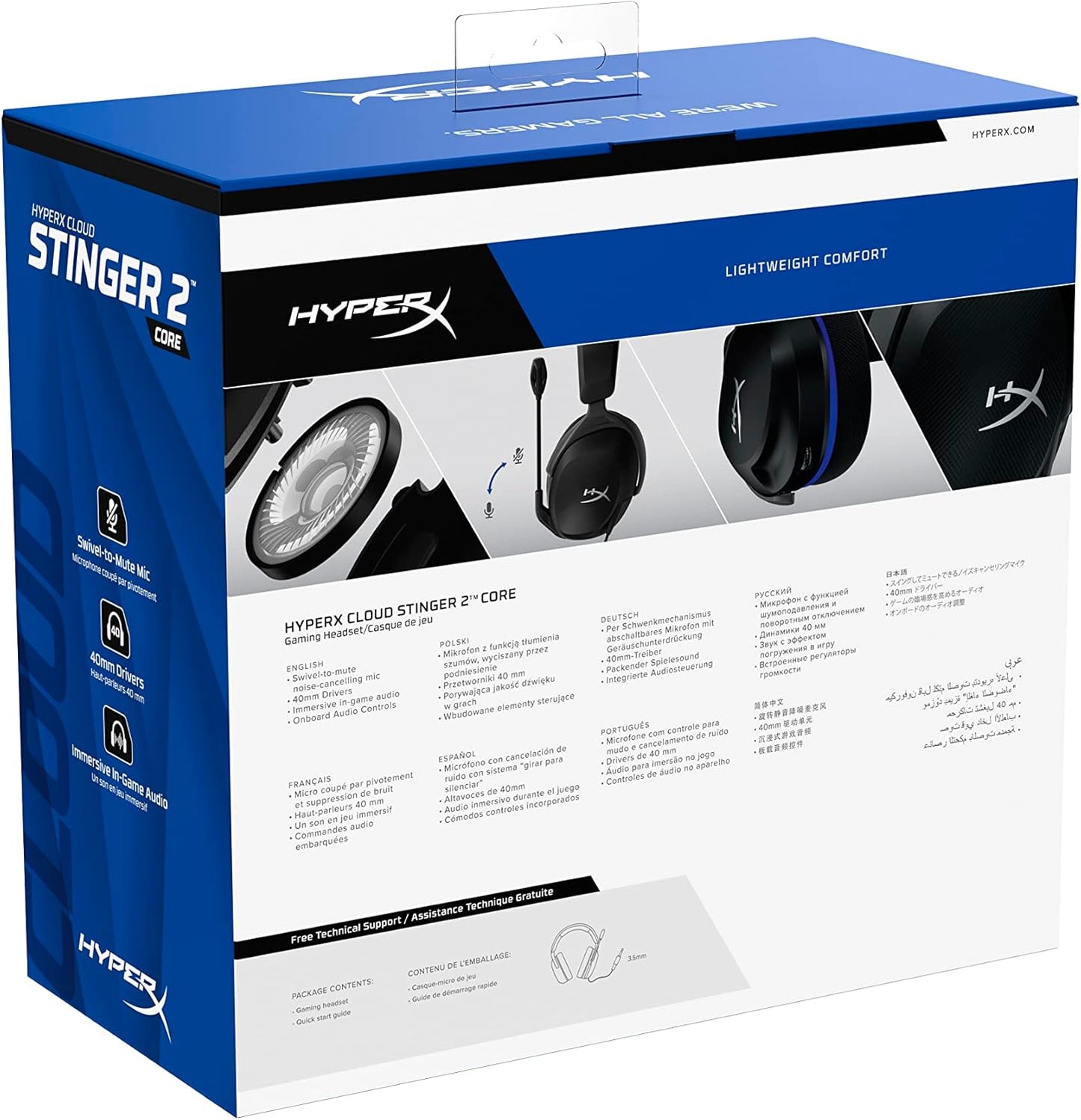 HyperX 6H9B6AA Cloud Stinger 2 Core PS Gaming Headset