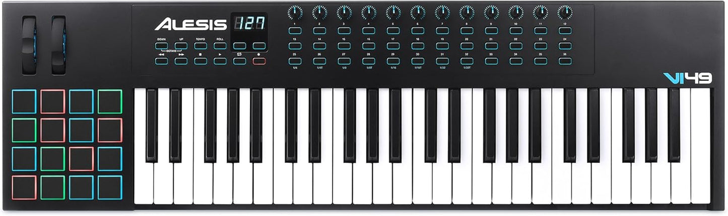 Alesis VI49 49-Key USB MIDI Keyboard Controller