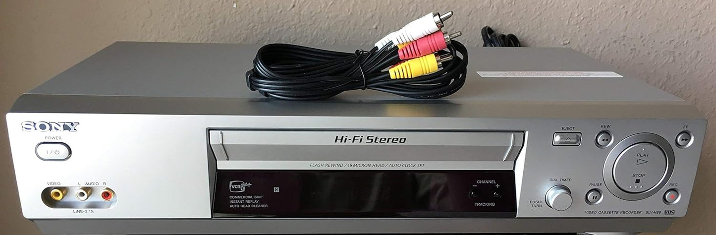 Sony SLVN88 4-Head Hi-Fi VCR Stereo Player