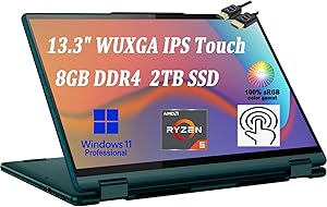 Lenovo Yoga 6 13" 2-in-1 Laptop Ryzen 5, 8GB RAM, 2TB SSD, Win11 Pro