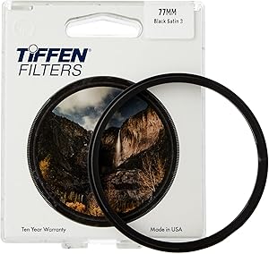 Tiffen 77BLACKSATIN3 77mm Black Satin Filter