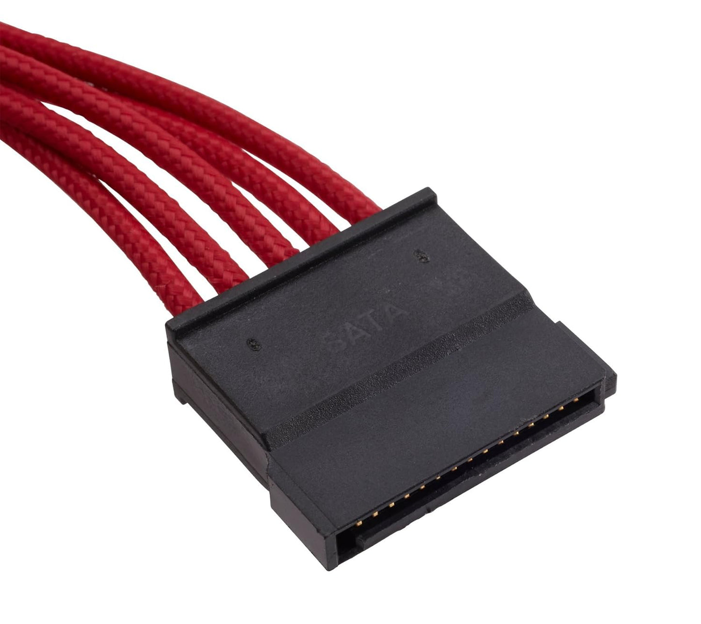 Corsair CP-8920187 Premium Sleeved SATA Cable Red