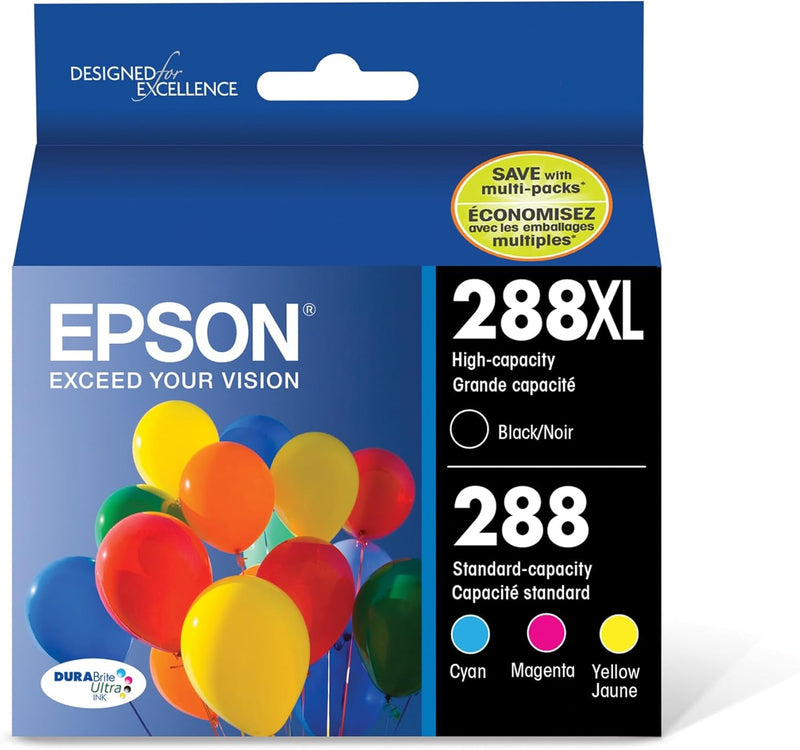 Epson T288XL-BCS DURABrite Ink Cartridge Combo Pack — main product image