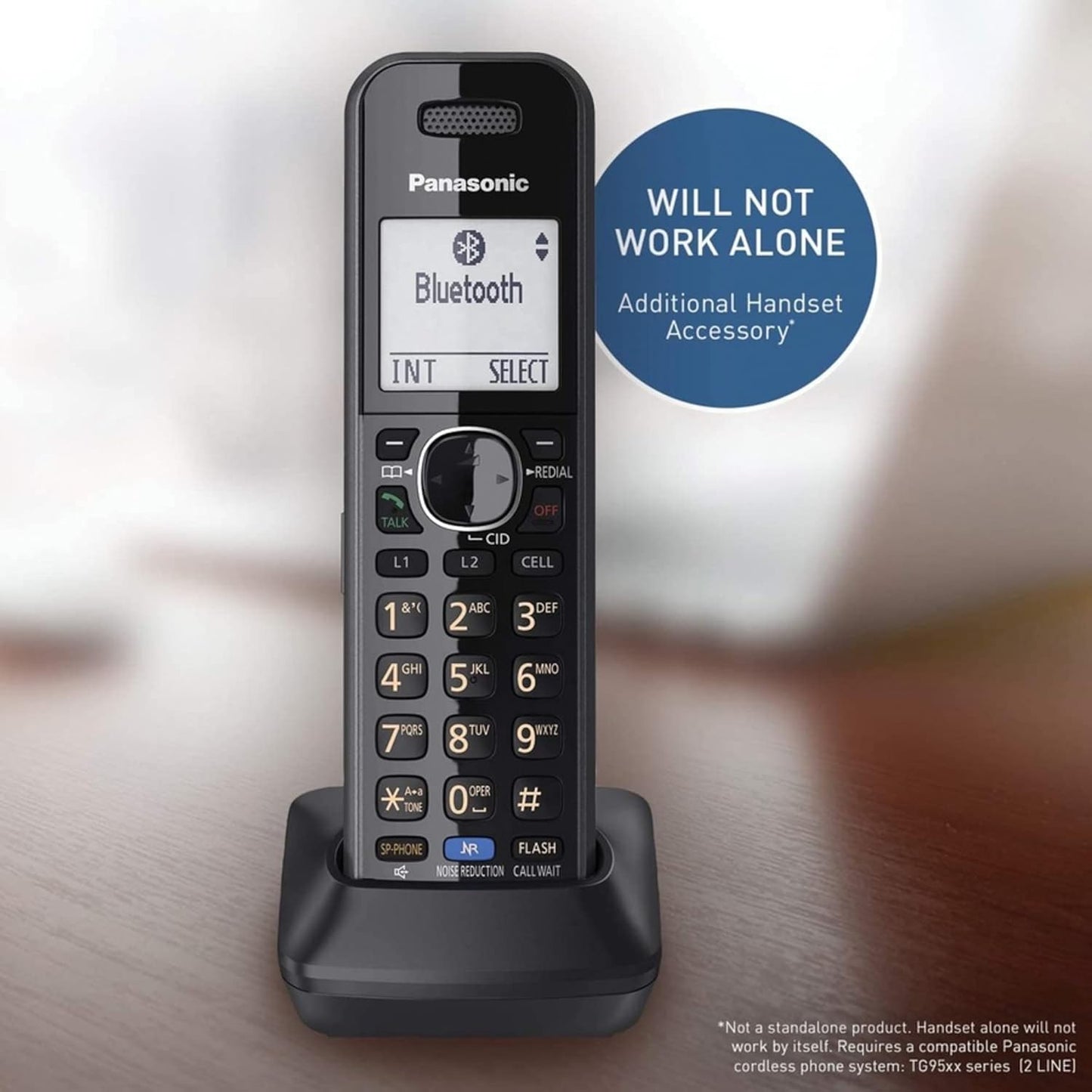 Panasonic KX-TGA950B DECT 6.0 Cordless Phone Handset