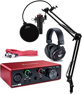 Focusrite SOLO-STU-3G_K1 Scarlett Solo Studio Recording Bundle