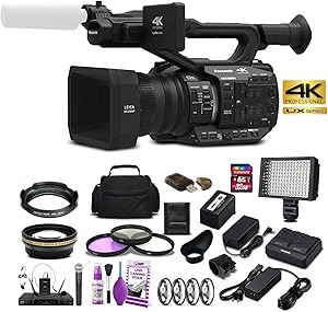 Panasonic AG-UX90E 4K Camcorder Studio Starter Bundle
